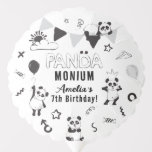 Unisex Fun Panda-Monium Kids Birthday Party Balloon<br><div class="desc">Fun trendy Panda Kids Birthday Balloon. Matching items available.</div>