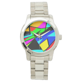 Unisex Geometric Colorful Watch
