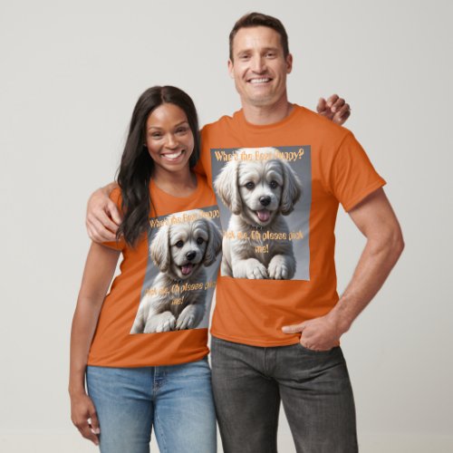 Unisex Good Puppy Dark Colors T_Shirt