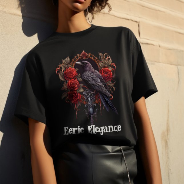 Unisex Halloween "Erie Elegance" Gothic T-Shirt (Creator Uploaded)