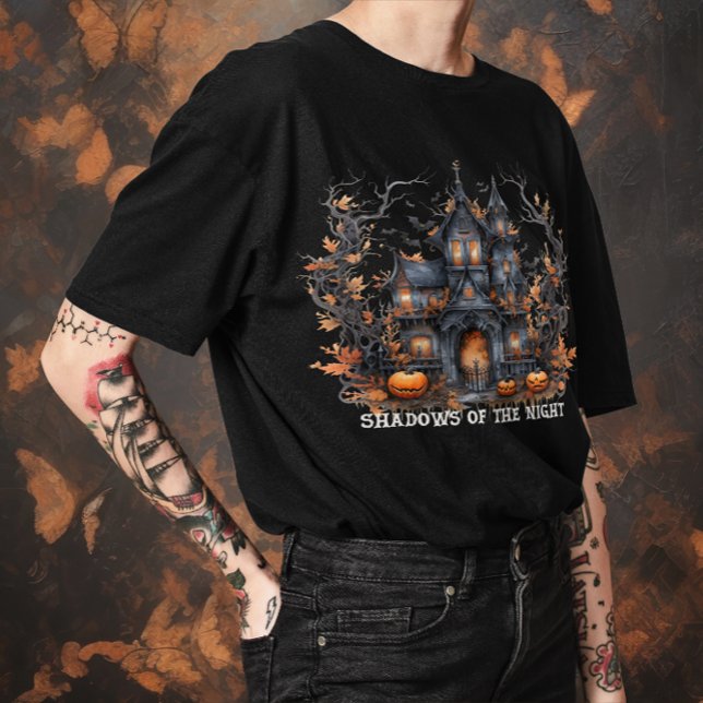 Unisex Halloween "Shadows Of The Night" Gothic T-Shirt (Creator Uploaded)