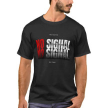 Unisex Heavy Cotton Tee - No Signal Graphic Tee