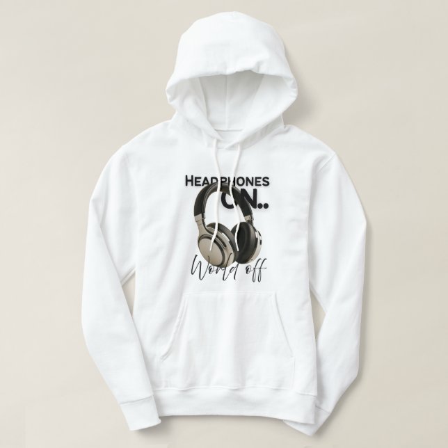 Unisex Hoodie Sweatshirt Minimal Graphic (Design Front)