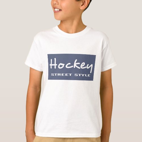 Unisex Kids Hockey LS Tee