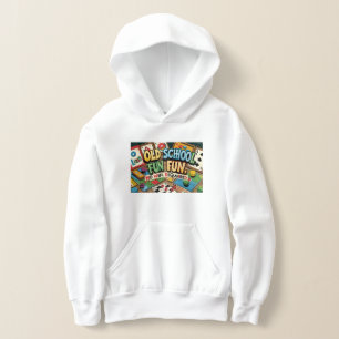 Unisex Kids Hoodie- Retro Nostalgia Hoodie. Hoodie