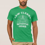Unisex Law Clerks Softball T-Shirt<br><div class="desc">Disclaimer: This sale will earn this account 5% in royalties. Once royalties reach enough for a payout (may not be for a few years,  depending on the number of sales),  100% of the royalty will be donated to the Rhode Island Bar Foundation in the Law Clerk Softball Team's name.</div>
