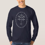 Unisex Long-sleeve T-shirt Navy & White Sapling<br><div class="desc">Unisex navy blue long-sleeve tee with white Simon's Rock seal.
Available in several other colors,  Adult S through Adult 3XL</div>