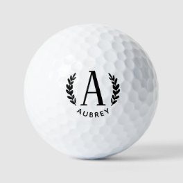 Unisex Monogram Golf Ball