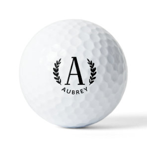 Unisex Monogram Golf Ball