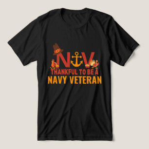 Unisex Navy Veteran Thanksgiving Shirt