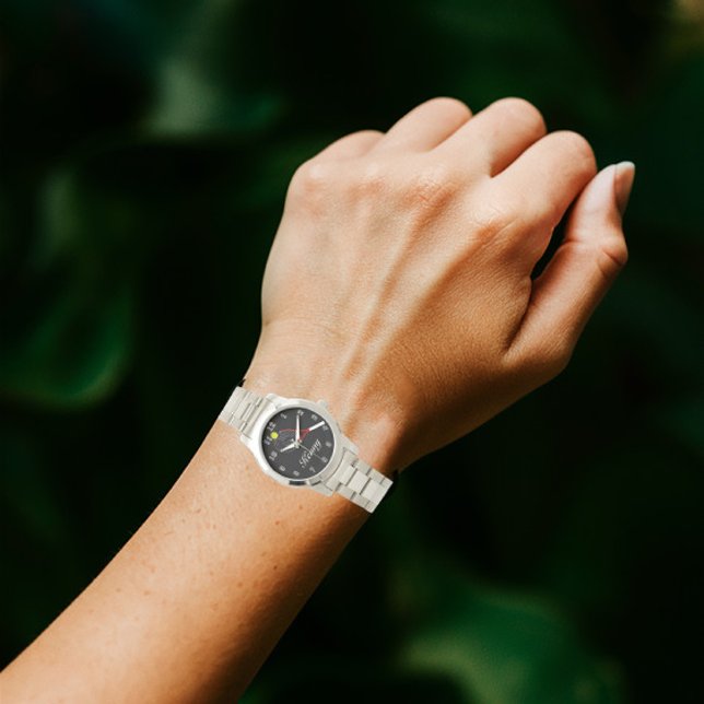 Unisex Oversized Silver Bracelet Tennis Watch (Creator Uploaded)