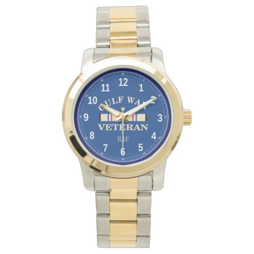 Unisex Oversized Two_Tone Bracelet Watch