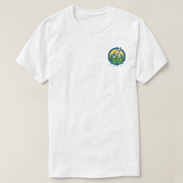 Unisex Pocket Emblem 'Llamas Take Massena' Tee (Design Front)