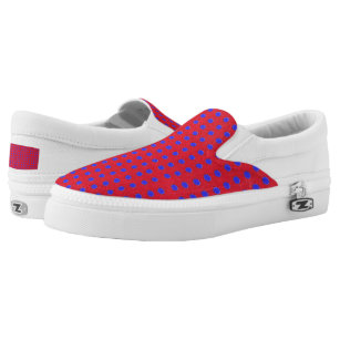 red dot tennis shoes