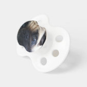 Unisex Pug Face Pacifier (Front Right)