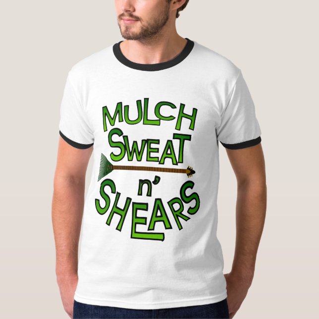 Unisex Ringer Mulch Logo T-Shirt (Front)