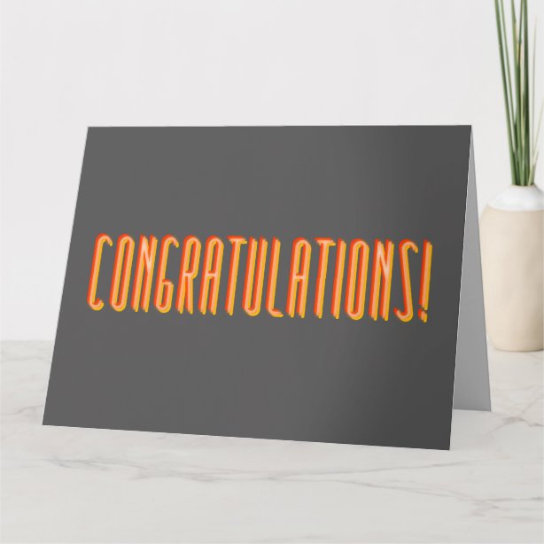 Sarcastic Congratulations Cards Zazzle