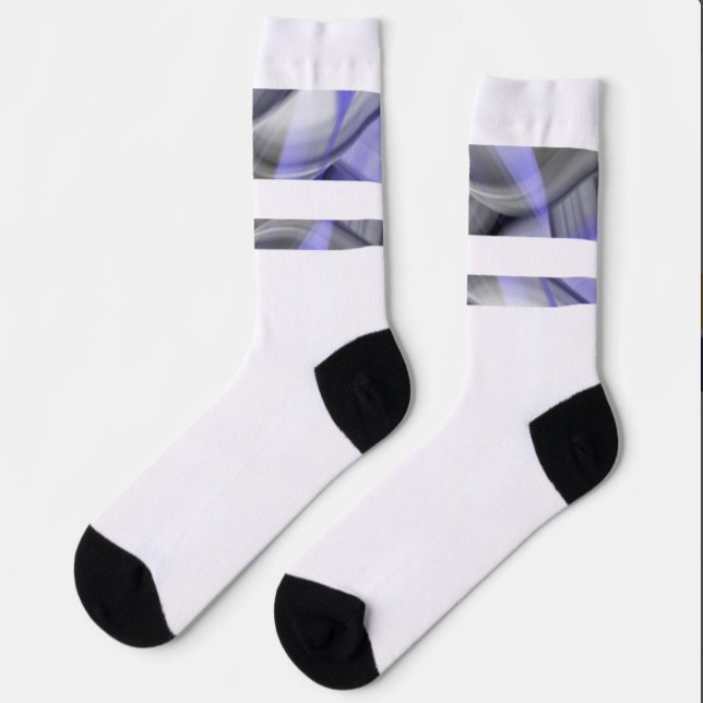 Unisex Socks Trend Abstract Lavender Violet (Creator Uploaded)