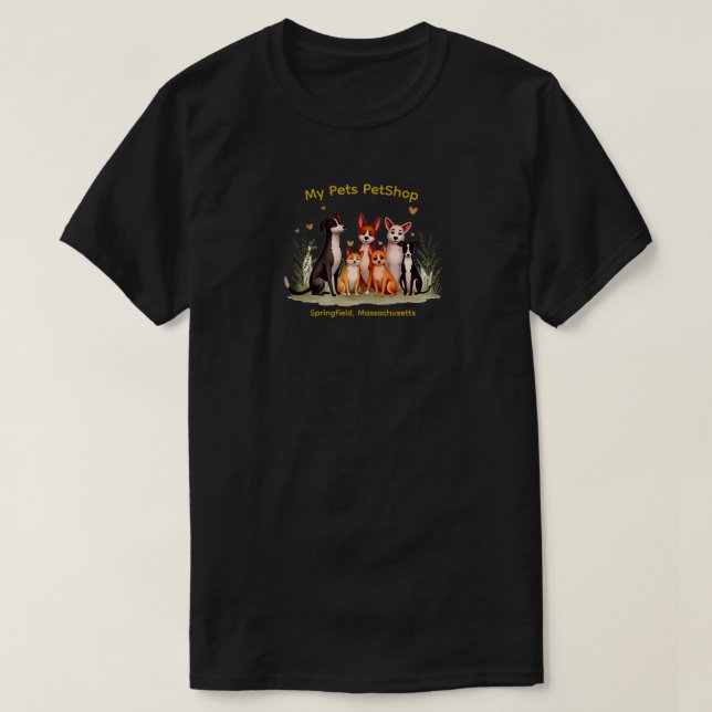 Unisex T-Shirt My Pets (Design Front)