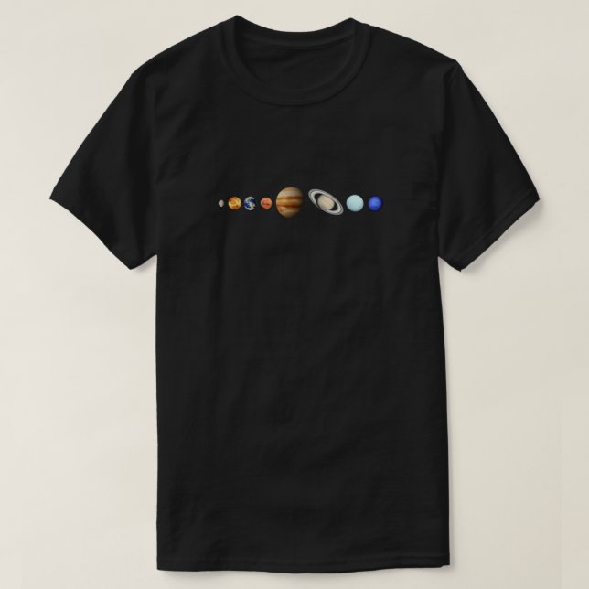 Unisex T-Shirt Solar System (Design Front)