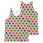 Unisex Tank Polka Dots (Front and Back)