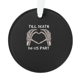 Unisex Til Death Do Us Part, Bride To Be, Bones, M Ornament