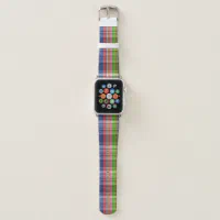 Blue plaid apple watch band deals