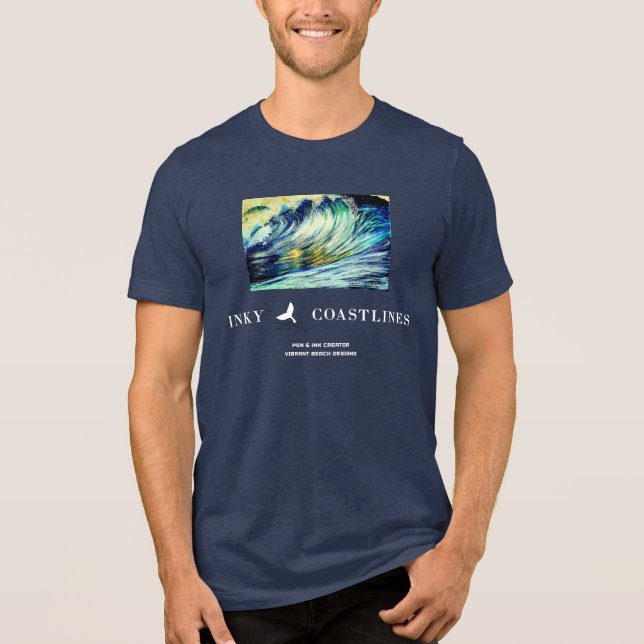 Unisex Wipeout Wave tee (Front)