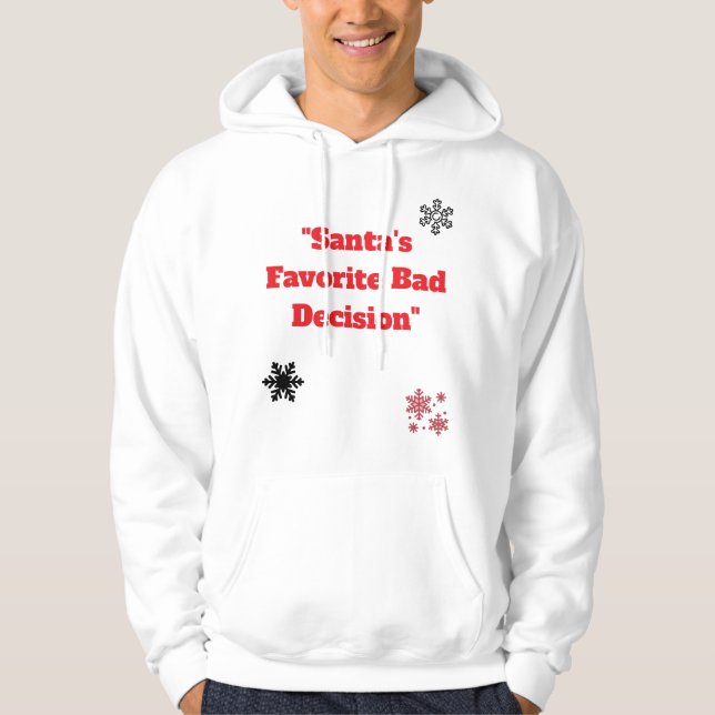 Unisex Xmas Pullover –Funny Xmas Quote (Front)