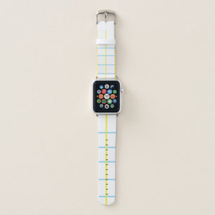 Unisex Yellow, Blue White Suit Accessories Apple Watch Band