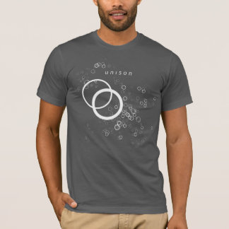 Unison circles t-shirt (w/ text)