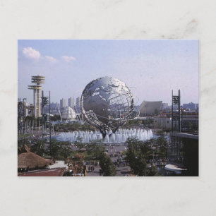 Unisphere, 1964 New York World's Fair Vintage Postcard