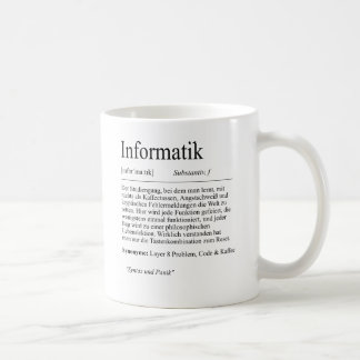 Unissay "Informatik" gift, students Coffee Mug