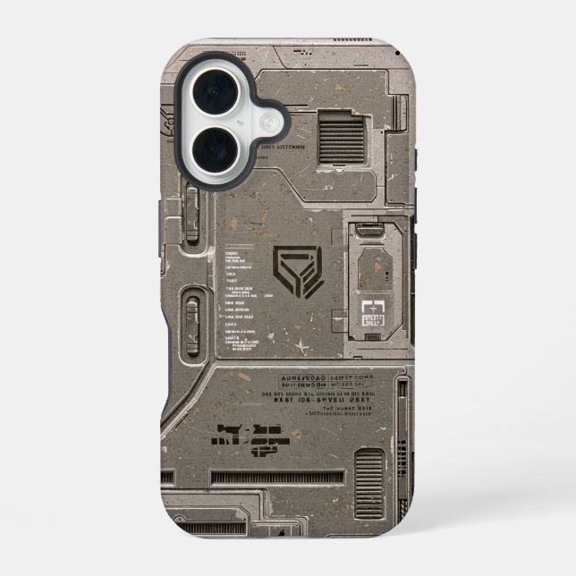 UNIT-77 #002: Orbital Bastion 2152 Iphone Case (Back)