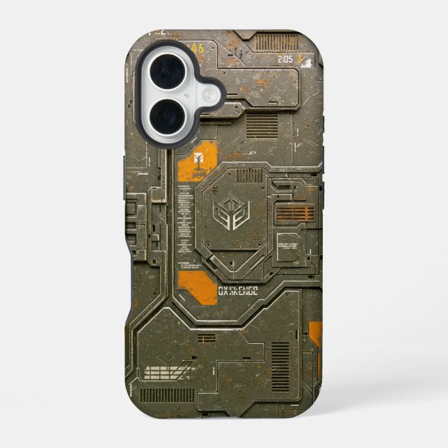 UNIT-77 #005: Hazard Sector CKE-145 Iphone Case (Back)