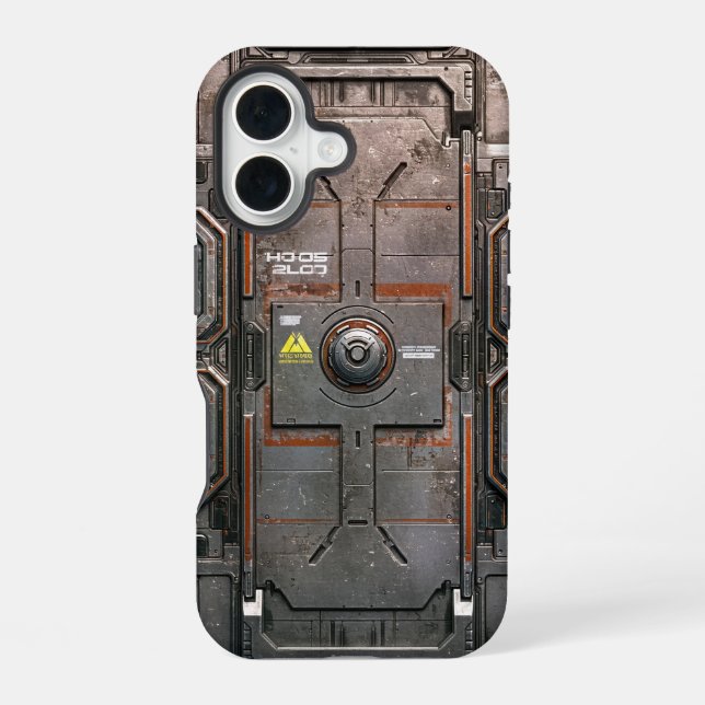 UNIT-77 #016: Hazard Lockcore Iphone Case (Back)