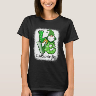 Unit Secretary Love St Patricks Day Matching Gnome T-Shirt