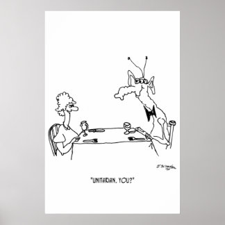 Unitarian Cartoon 5719 Poster