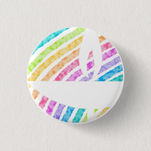 Unitarian Universalism rainbow  Button (Front)