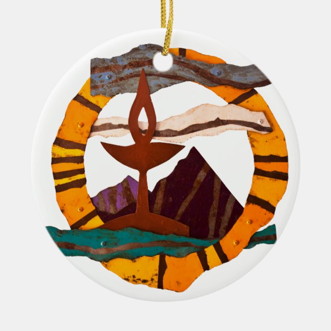 Unitarian Universalist Christmas ornament (Front)