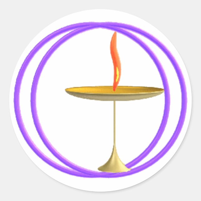Unitarian Universalist Classic Round Sticker (Front)