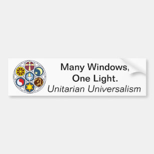 Unitarian Universalist Merchandise Bumper Sticker