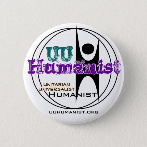 Unitarian Universalist UU Humanist Pinback Button
