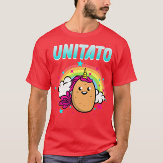 Unitato Half Unicorn Half Potato Funny Vegetable G T-Shirt