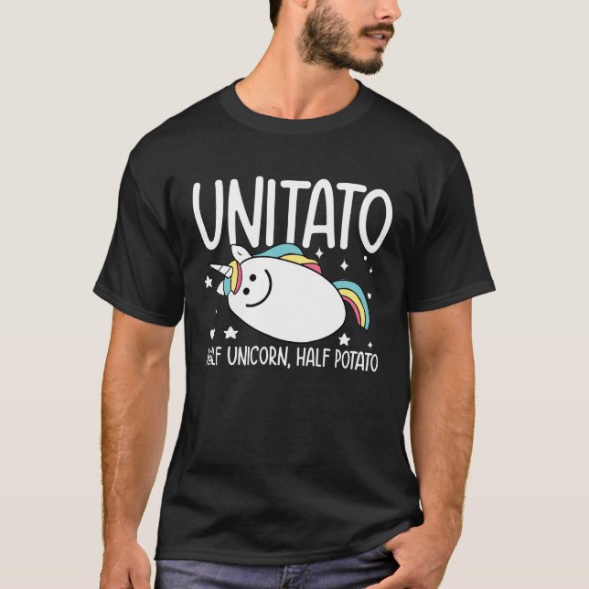 Unitato Half Unicorn Half Potato T-Shirt (Front)