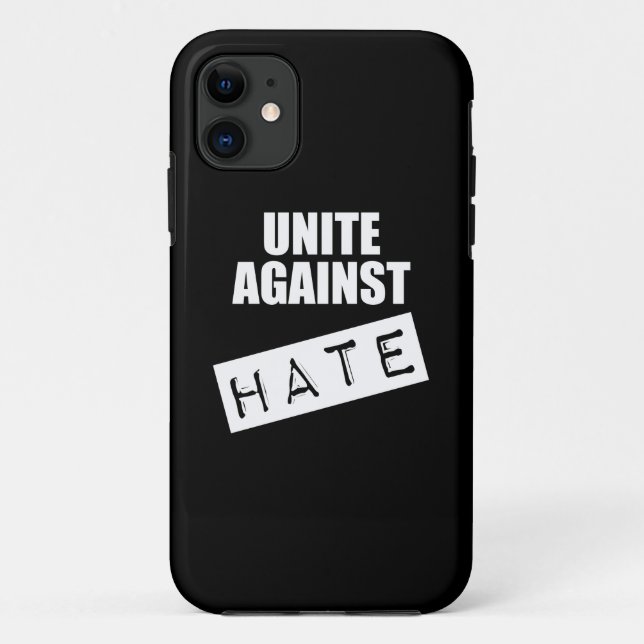 Unite Against Hate Case-Mate iPhone Case (Back)