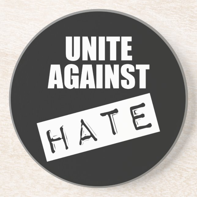 Unite Against Hate Coaster (Front)