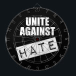Unite Against Hate Dart Board<br><div class="desc">Let's come together and make our voices heard!!</div>