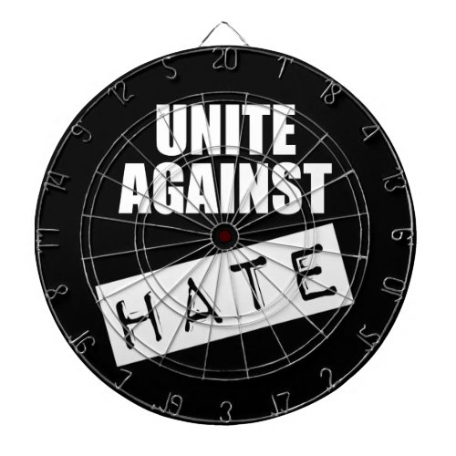 Unite Against Hate Dart Board