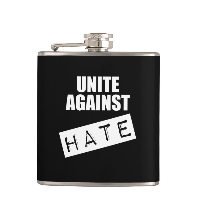 Unite Against Hate Flask (Front)